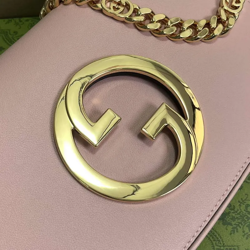 Gucci 699268 Gucci Blondie Shoulder Bag Light pink leather