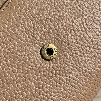 Gucci 750461 Wallet With Interlocking G Python Bow Rose beige