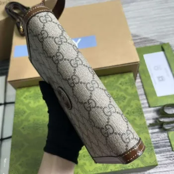 Gucci 724358 GG Top Handle Wallet Brown