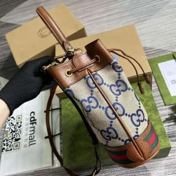 Gucci 550621 Ophidia Small GG Bucket Bag Brown