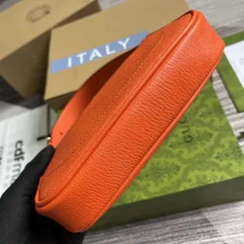 Gucci 739076 Aphrodite Mini Shoulder Bag Orange