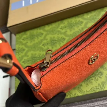 Gucci 739076 Aphrodite Mini Shoulder Bag Orange