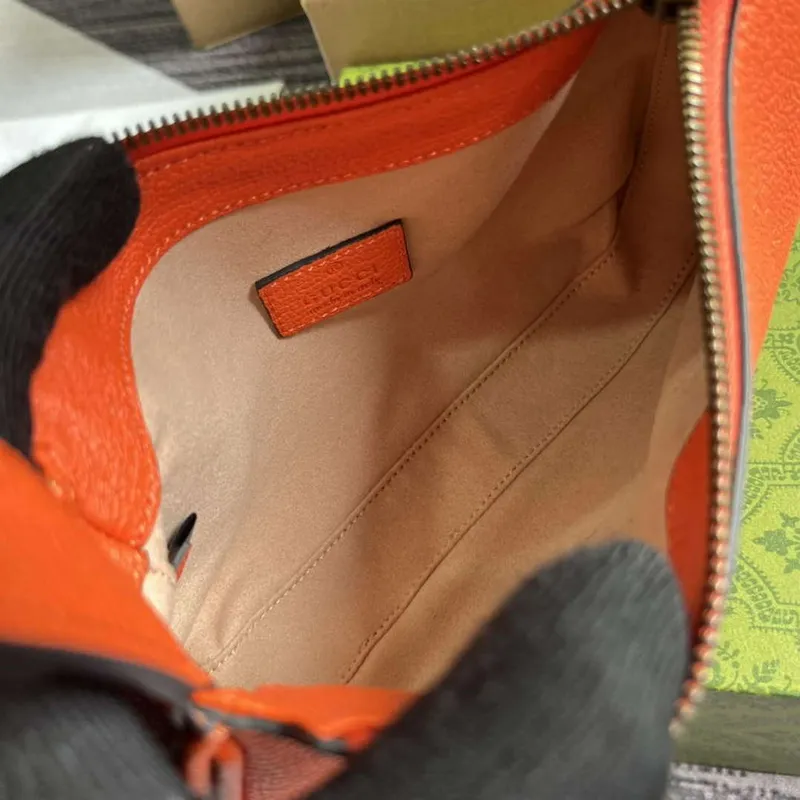 Gucci 739076 Aphrodite Mini Shoulder Bag Orange