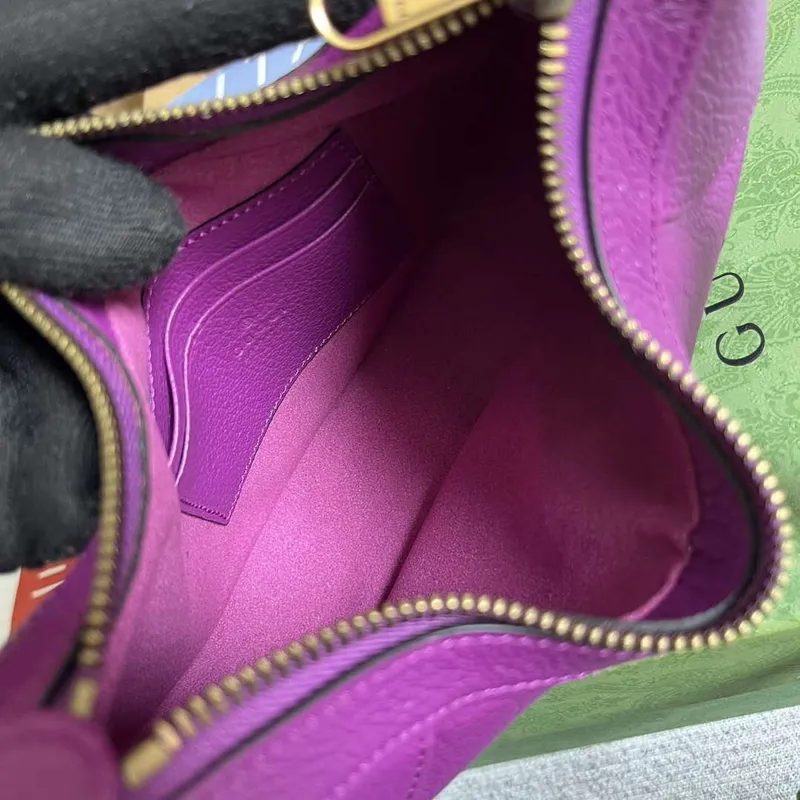 Gucci 731817 Aphrodite Small Shoulder Bag Purple