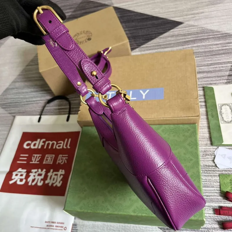 Gucci 731817 Aphrodite Small Shoulder Bag Purple