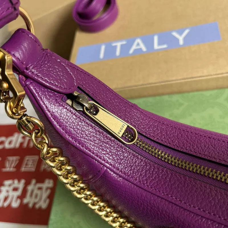 Gucci 731817 Aphrodite Small Shoulder Bag Purple