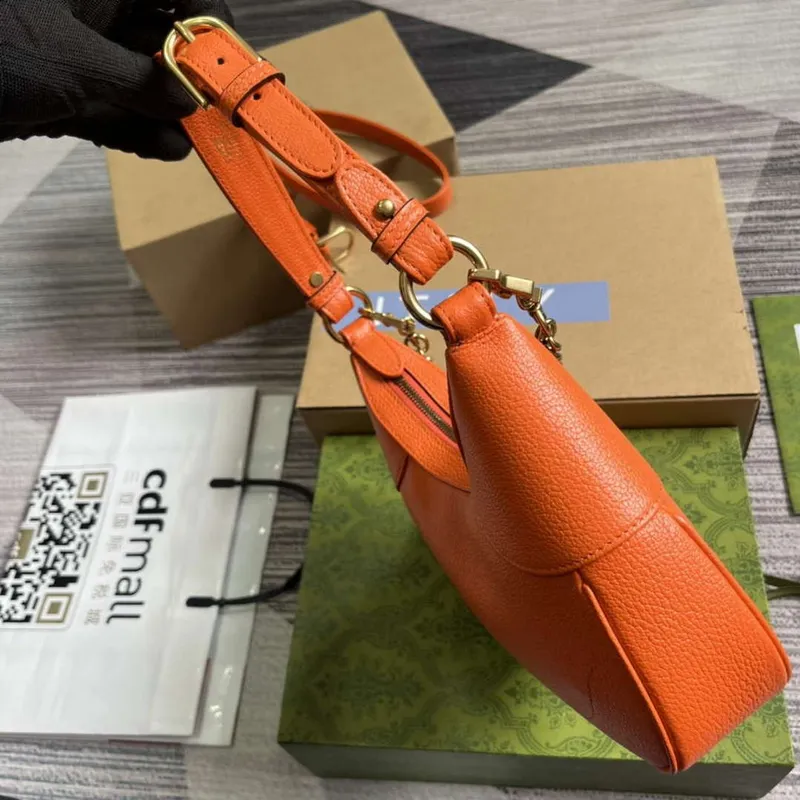 Gucci 731817 Aphrodite Small Shoulder Bag Orange