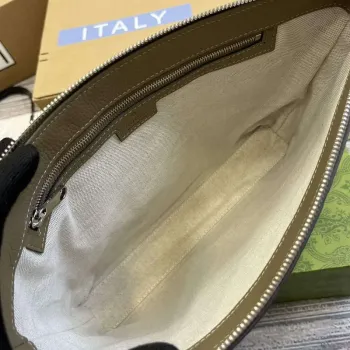 Gucci 696009 Jumbo GG Medium Messenger Bag Taupe