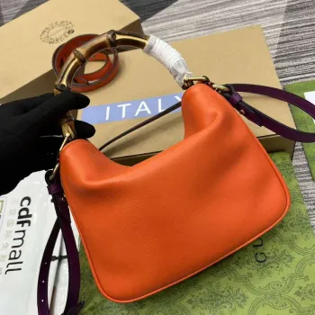 Gucci 746251 Gucci Diana Small Shoulder Bag Orange