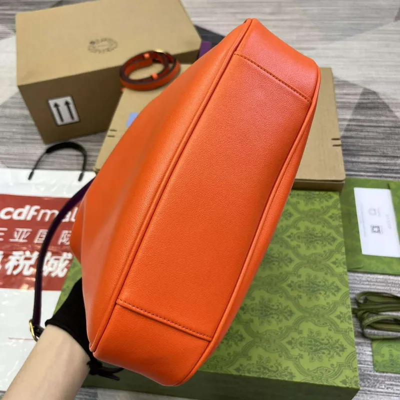 Gucci 746124 Gucci Diana Medium Shoulder Bag Orange