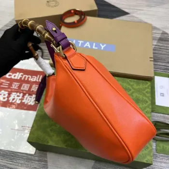Gucci 746124 Gucci Diana Medium Shoulder Bag Orange