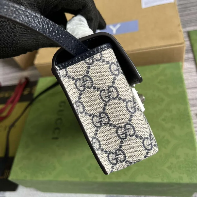 Gucci 652683 Padlock Mini Bag Black