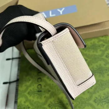 Gucci 652683 Padlock Jumbo GG Mini Bag Light pink