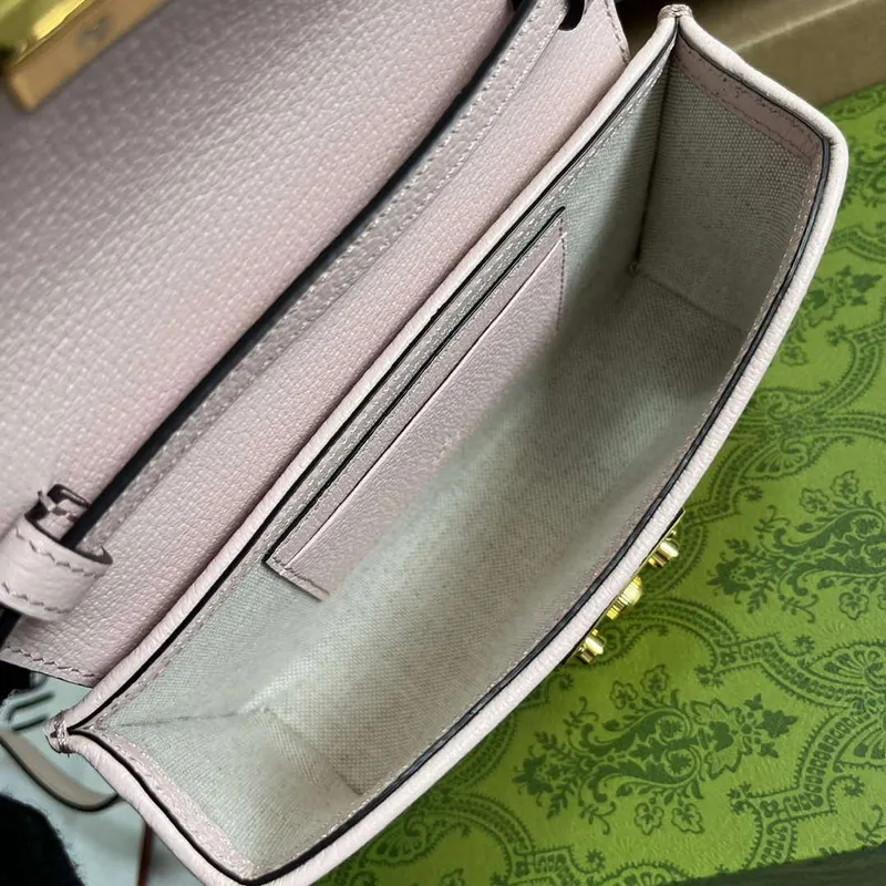 Gucci 652683 Padlock Jumbo GG Mini Bag Light pink