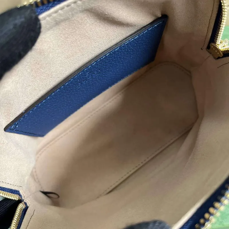 Gucci 715775 Gucci Diana Mini Tote Bag Royal blue leather
