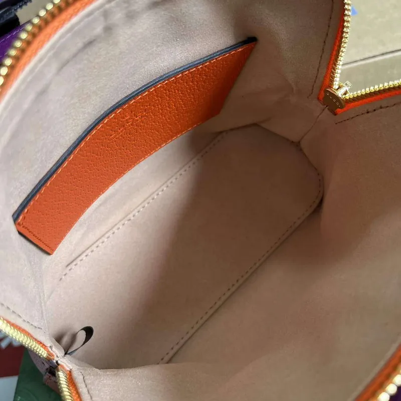 Gucci 715775 Gucci Diana Mini Tote Bag Orange leather