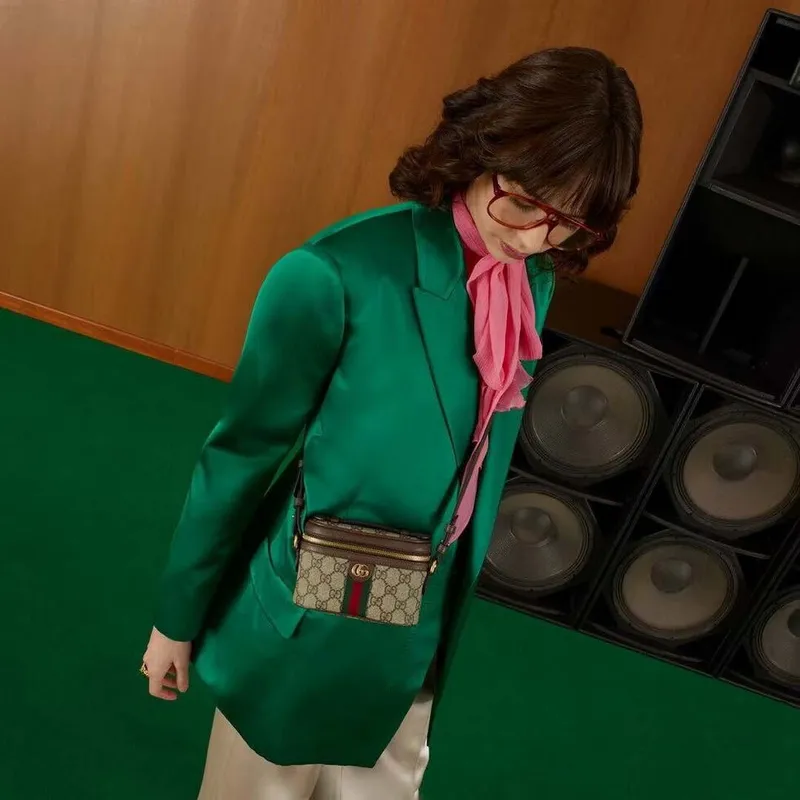 Gucci 699532 Ophidia GG top handle mini bag Beige Brown