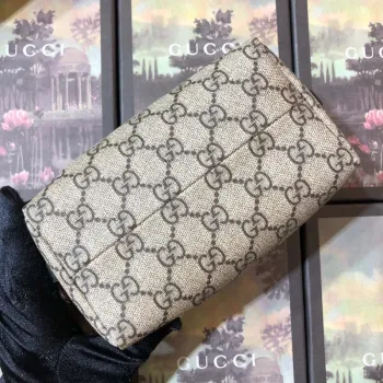 Gucci 611001 GG Ophidia GG Cosmetic Case Beige Brown