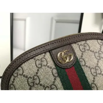 Gucci 625550 Ophidia GG medium cosmetic case Beige &ebony