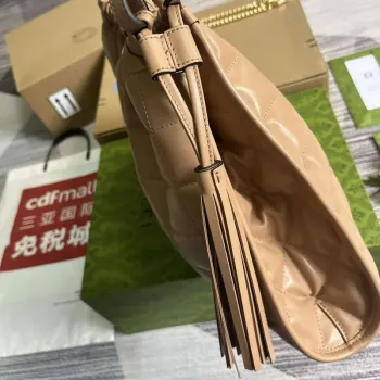 Gucci 746210 Gucci Deco Medium Tote Bag Rose beige