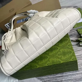 Gucci 746210 Gucci Deco Medium Tote Bag White