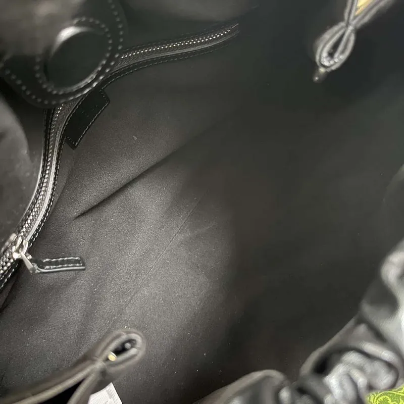 Gucci 746210 Gucci Deco Medium Tote Bag Black