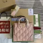 Gucci 728309 GG Matelassé Mini Top Handle Bag Pink