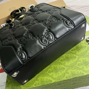 Gucci 728236 GG Matelassé Tote Black