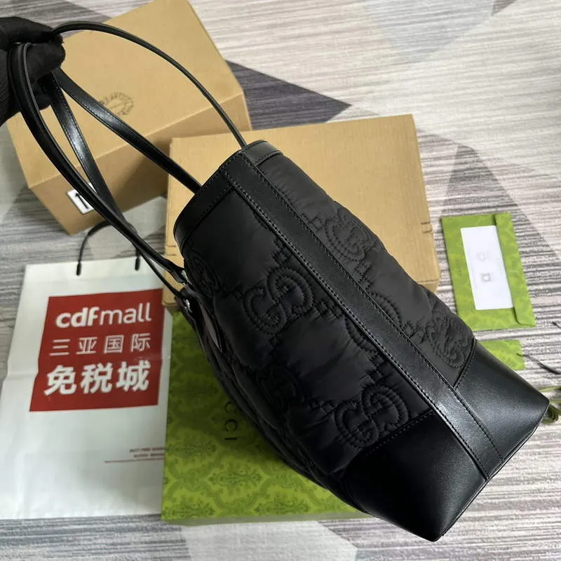 Gucci 631685 Ophidia GG medium tote black