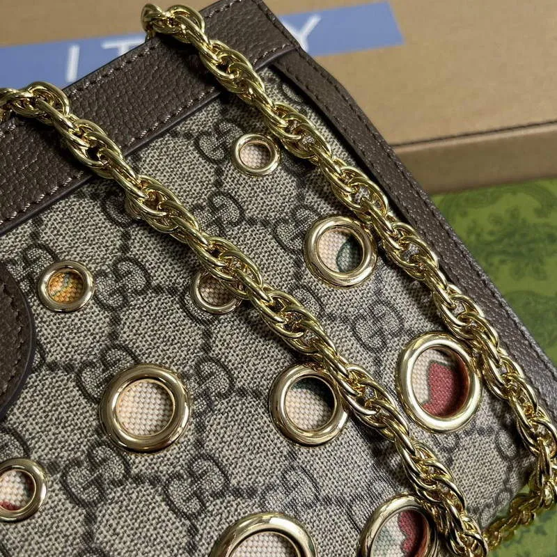 Gucci 503877 Ophidia GG small shoulder bag brown