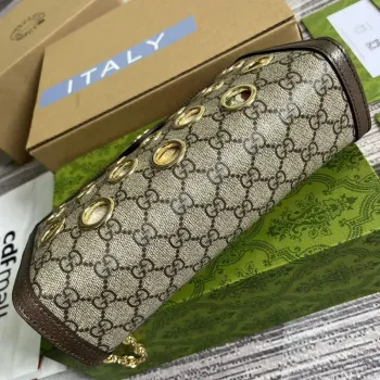 Gucci 503877 Ophidia GG small shoulder bag brown