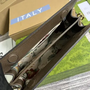 Gucci 503877 Ophidia GG small shoulder bag brown