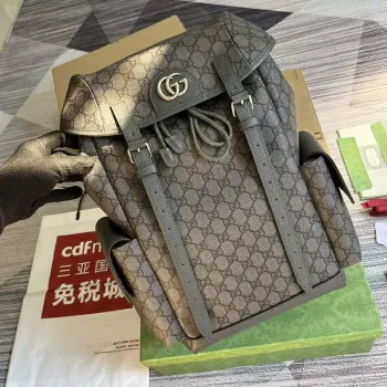 Gucci 598140 Ophidia GG medium backpack Grey