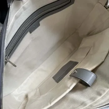 Gucci 658573 Men’s GG embossed briefcase Bag Gray