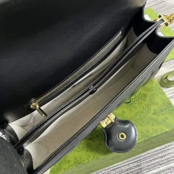 Gucci 724529 GG Matelassé Small Bag Black