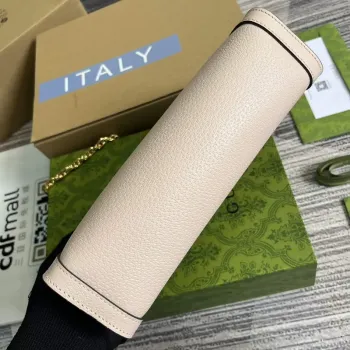 Gucci 503877 Ophidia small shoulder bag with Double G Light pink