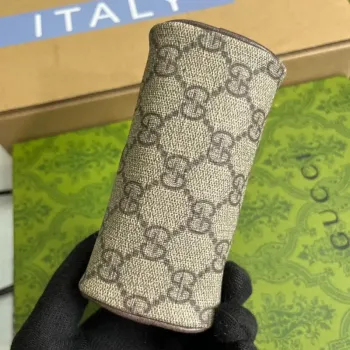 Gucci 726253 Coin Purse With Double G Strawberry