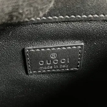 Gucci 741457 Gucci Deco mini shoulder bag Black