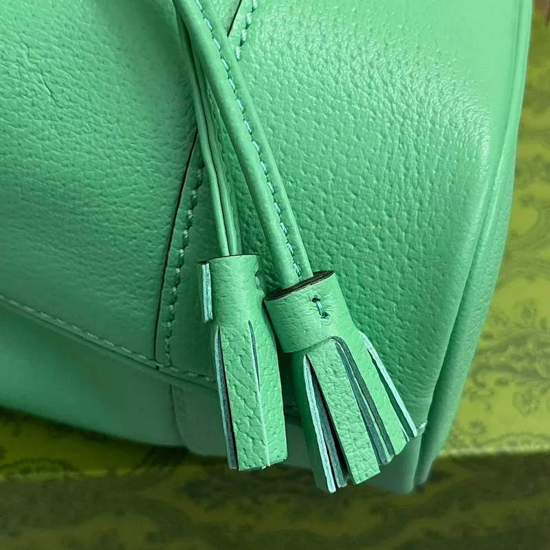 Gucci 550620 Ophidia mini bucket bag with Double G Mint Green