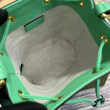 Gucci 550620 Ophidia mini bucket bag with Double G Mint Green