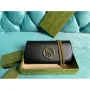 Gucci 725215 Gucci Blondie continental chain wallet Black