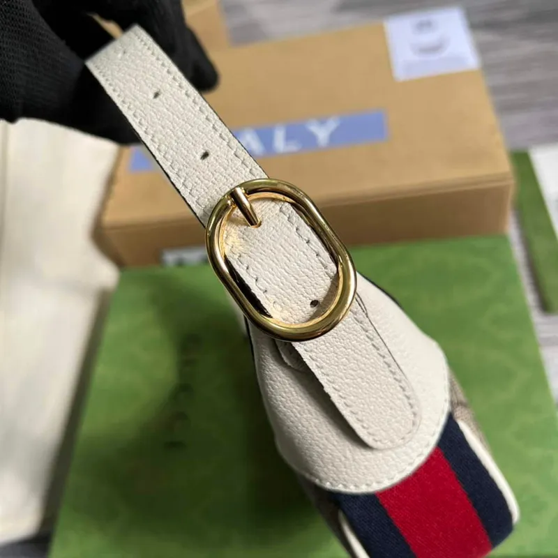 Gucci 658551 Ophidia GG Mini Bag White