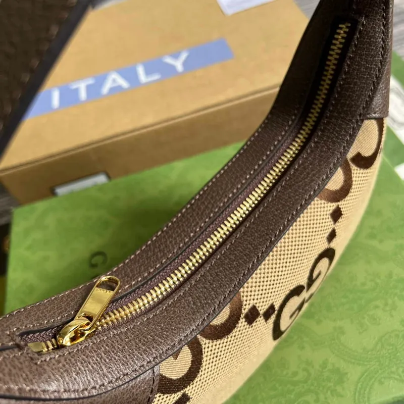 Gucci 658551 Ophidia Jumbo GG Mini Bag Brown