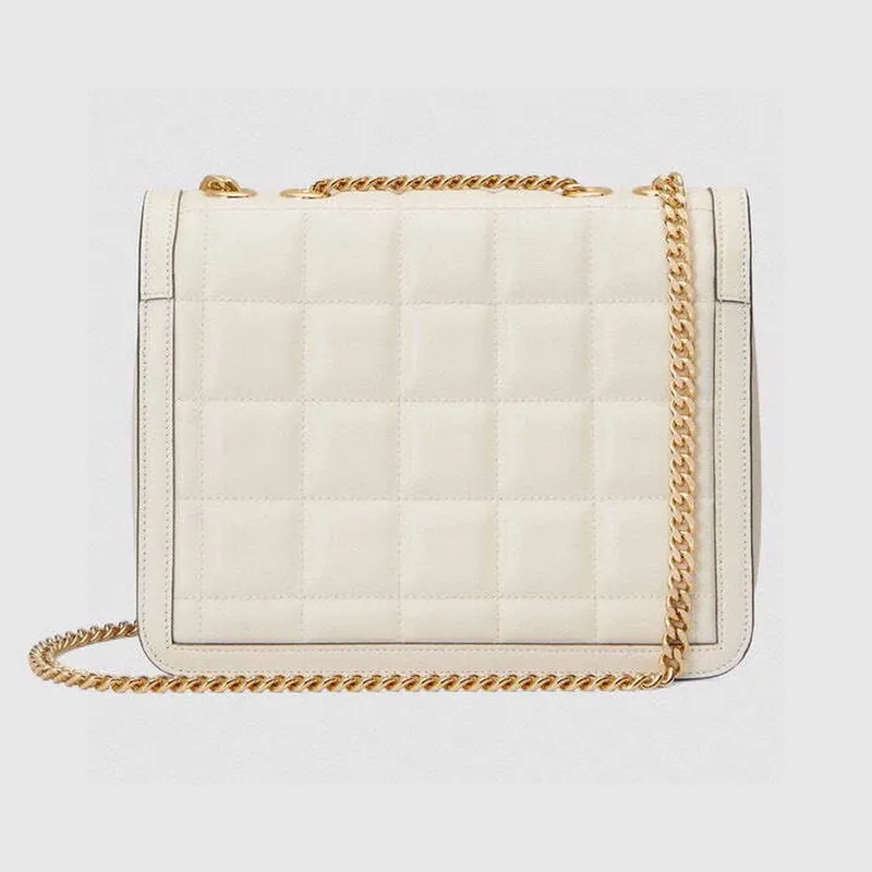 Gucci 740834 Gucci Deco Small Shoulder Bag Off white