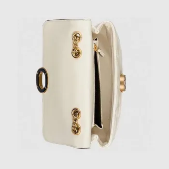 Gucci 740834 Gucci Deco Small Shoulder Bag Off white