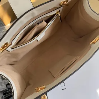 Gucci 479197 Padlock Medium GG Shoulder Bag White