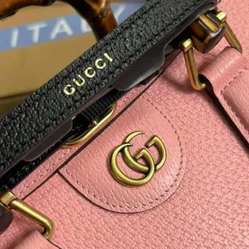 Gucci 735153 Gucci Diana Small Shoulder Bag Pink