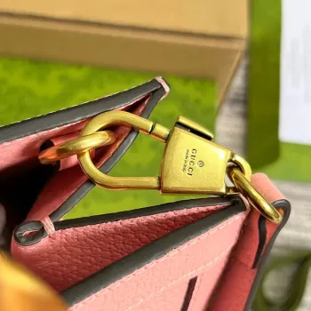 Gucci 735153 Gucci Diana Small Shoulder Bag Pink