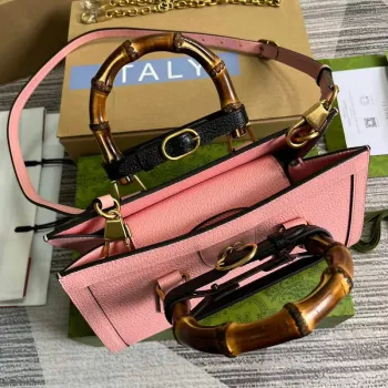 Gucci 735153 Gucci Diana Small Shoulder Bag Pink