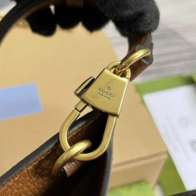 Gucci 735153 Gucci Diana Small Shoulder Bag Brown